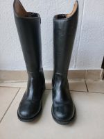 Leder-Reitstiefel Kind Gr 31, derbes Leder, Schwarz, Dressurbogen Sachsen - Arnsdorf Vorschau