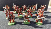 Warhammer 40k “Chaos Space Marines -  12 x Khorne Berzerkers bema Sachsen - Hartmannsdorf Vorschau