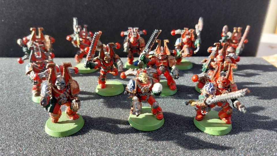 Warhammer 40k “Chaos Space Marines -  12 x Khorne Berzerkers bema in Hartmannsdorf