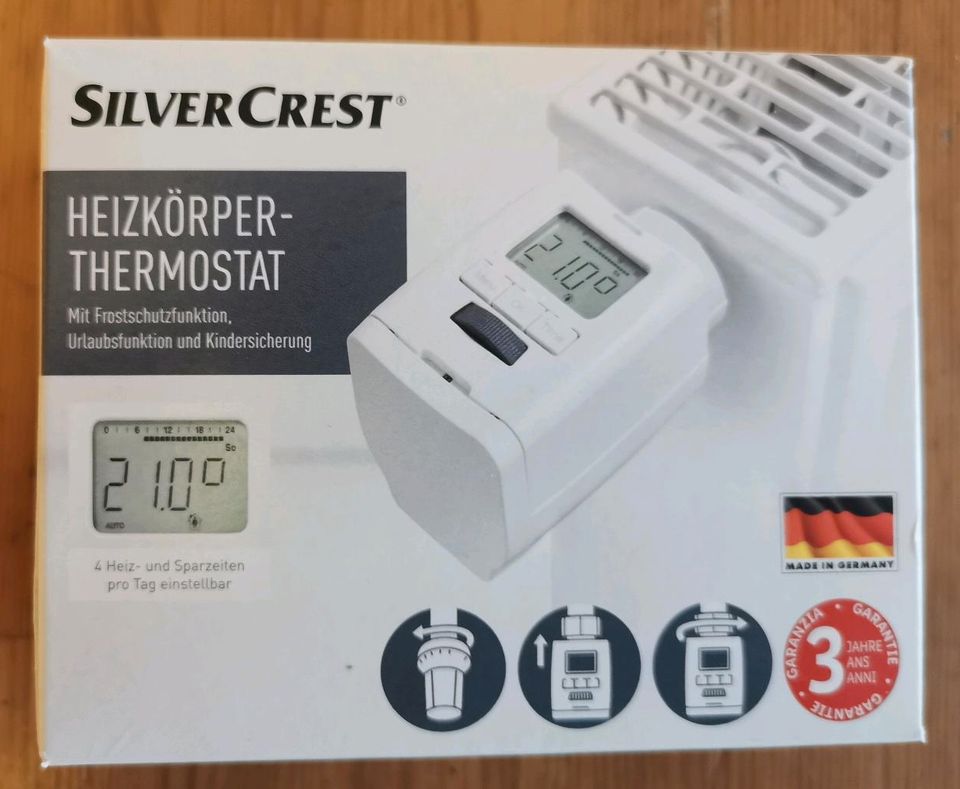 3 Heizkörper Thermostate Silvercrest programmierbar in Dresden