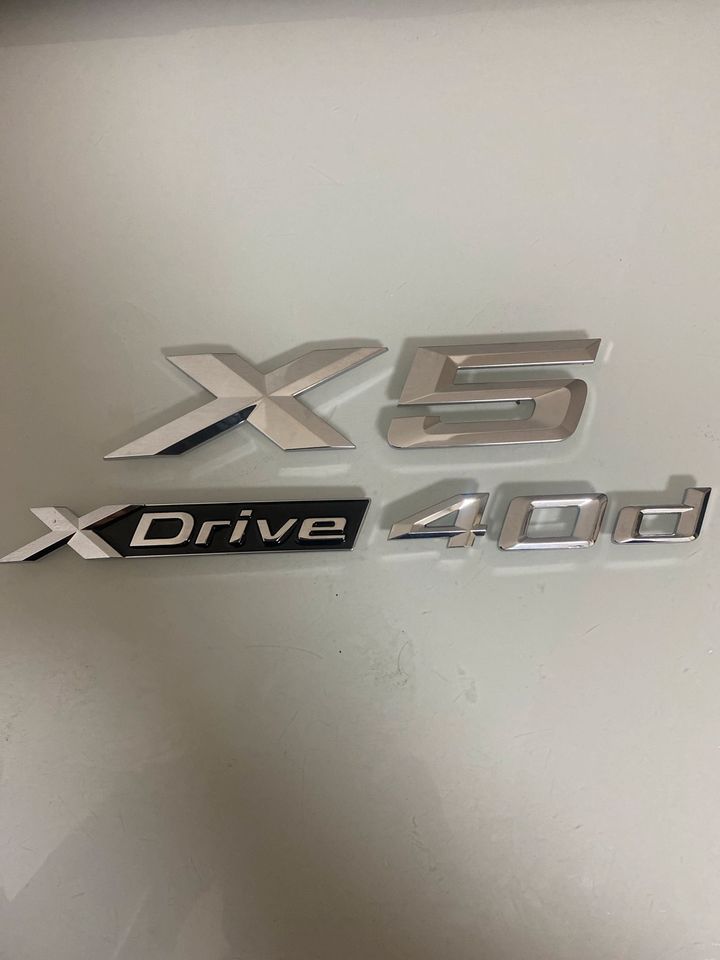 Bmw x5 xdrive 40d original Schriftzug Emblem Logo für Heckklappe in Dortmund