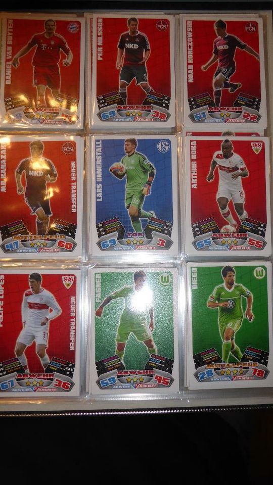 Match Attax Trading Card Game Saison 2012 2013 - Extraheftkarten in Bremen