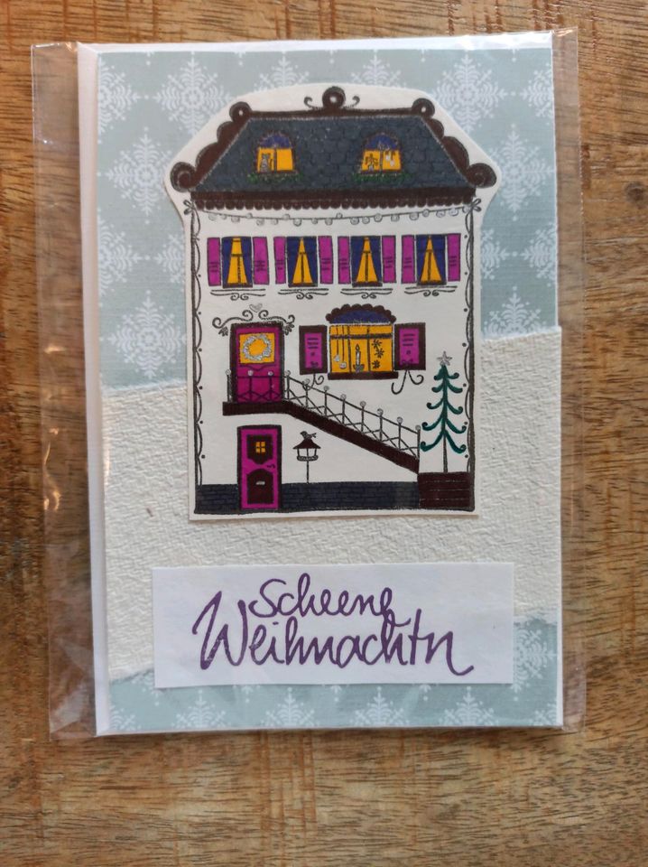 Div Handmade Christmas Grußkarte, inkl. Kuvert, ~10x15cm in Ellhofen