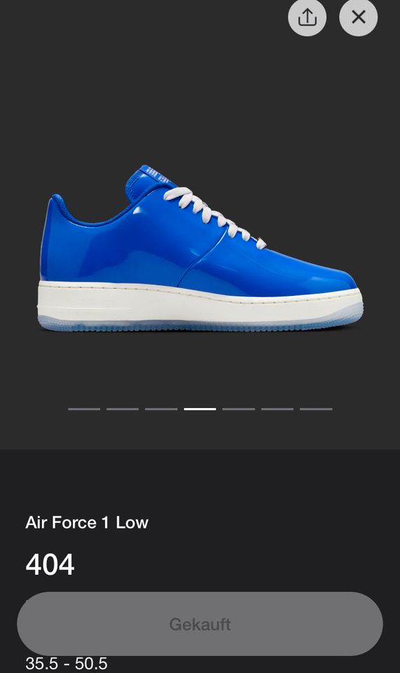 Nike Air Force 1 Low Swoosh „404 ERROR“ Sneaker EU 47,5 NEU DS in Berlin