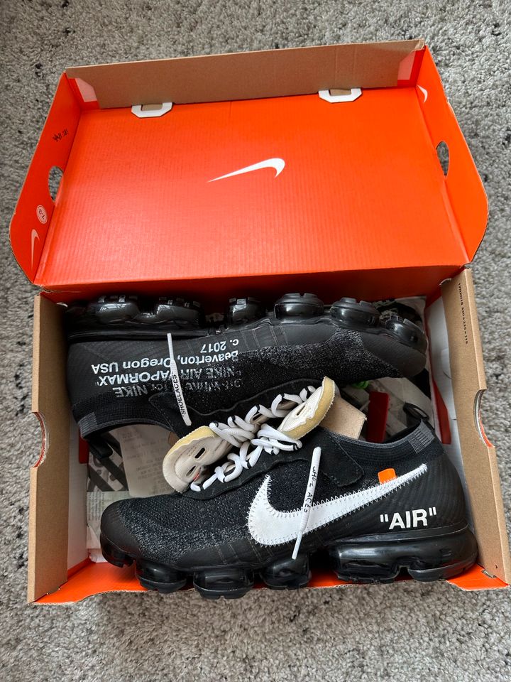 Nike Air Vapormax Off White The Ten Black - US 12 / EU 46 OG in Neuss