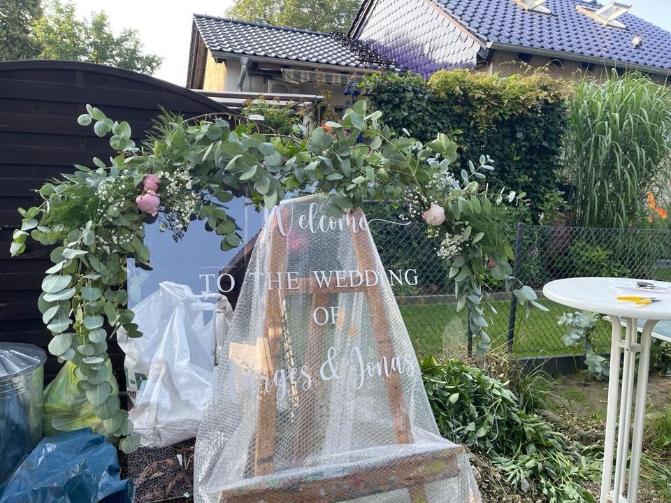 Blumendekoration und Floristik für eure *Boho/Wiesen Hochzeit* in Berlin