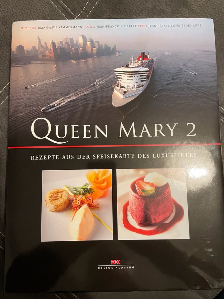 Rezepte aus der Speisekarte der Queen Mary 2 in Hamburg