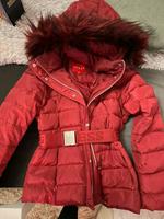 GUESS MANTEL JACKE S ROT W.NEU DAME MÄDCHEN WARM WINTER GÜRTEL VE Leipzig - Möckern Vorschau