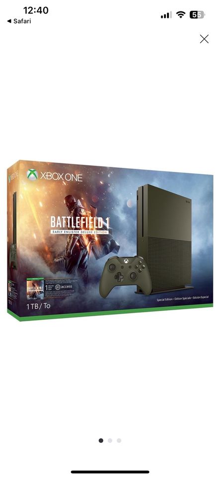 Xbox One S 1TB - Grün - Limited Edition Military Green in Beckingen