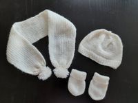 Kleinkind Set / Mütze / Schal / Handschuhe / Winter / weiß Nordrhein-Westfalen - Alpen Vorschau