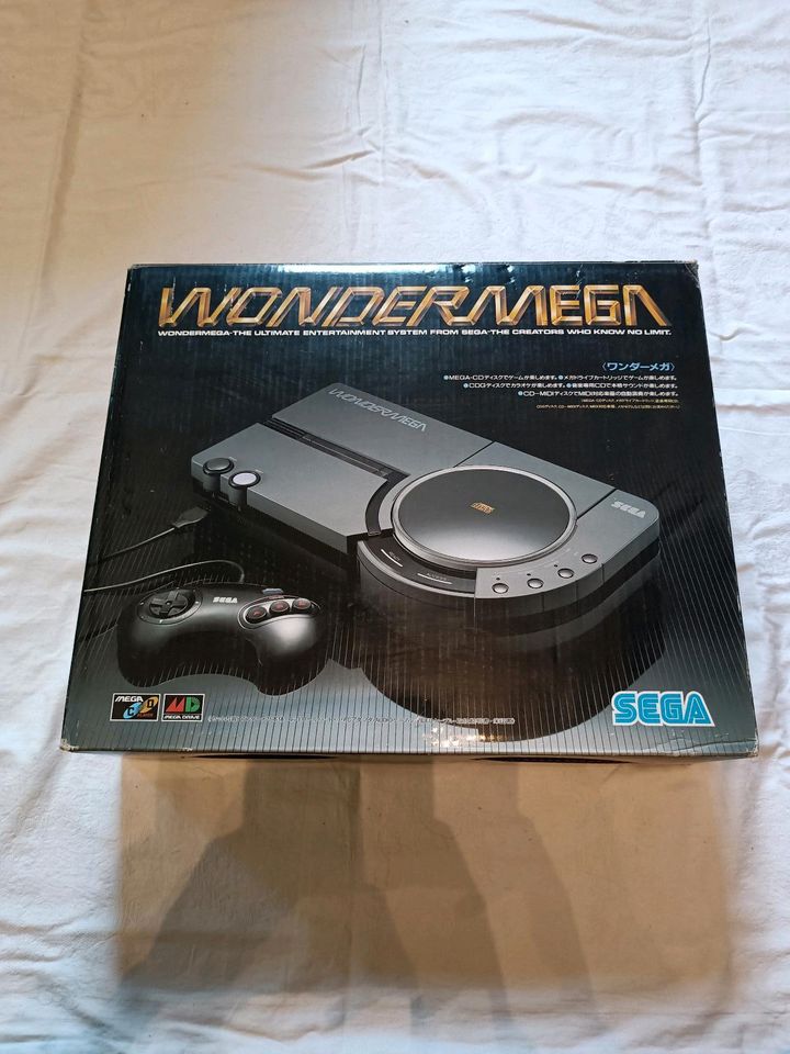 Sega Wondermega - Mega Drive - Mega CD Konsole CIB in Kirchlinteln