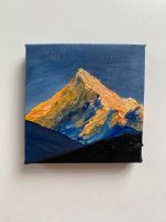 Ölgemälde Berg Landschaft Malerei 7x7cm Leinwand Rheinland-Pfalz - Mainz Vorschau