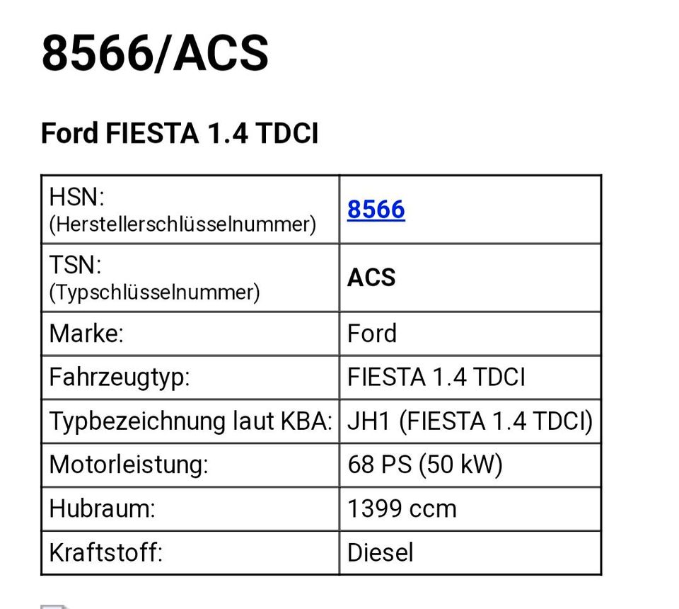 Ford fiesta 2007 in Kempten