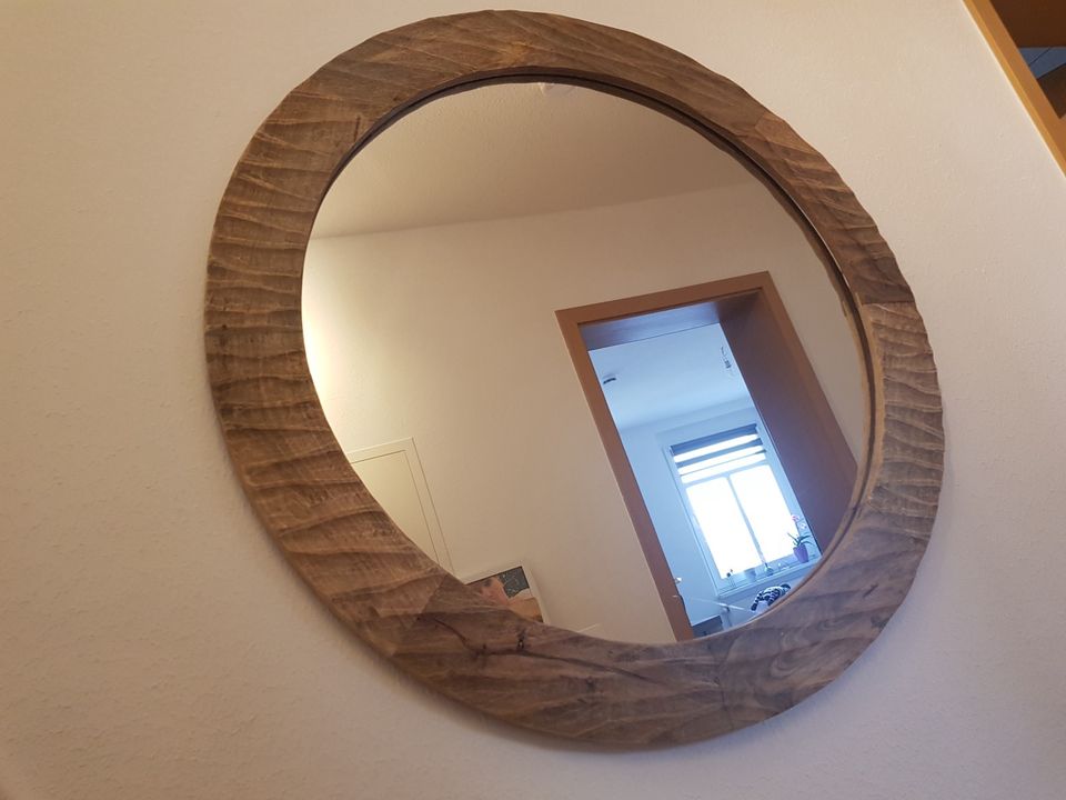 Wandspiegel, Mangoholz, Meter Durchmesser in Zeulenroda