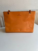 Leporello Tasche Handtasche orange braun Niedersachsen - Himmelpforten Vorschau