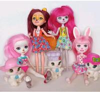 VINTAGE Sammlung MATTEL BARBIE Enchantimals Puppen mit Figuren We Baden-Württemberg - Nürtingen Vorschau