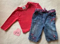 Set bestickte Jeans mit Blumen TU und Langarmshirt Topomini 68-74 Kr. München - Unterföhring Vorschau