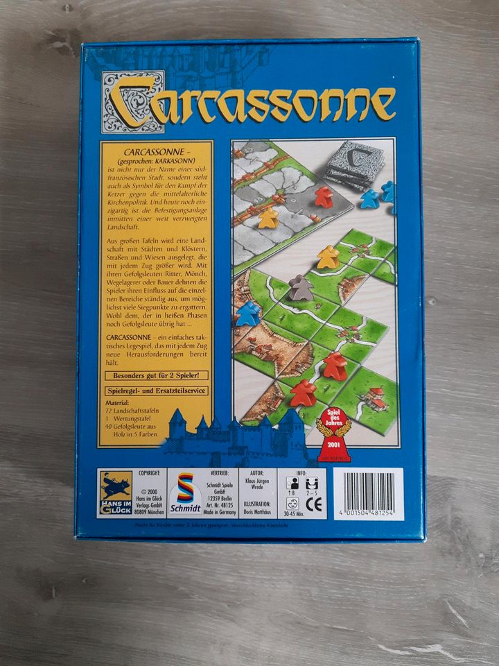 Carcassonne Spiel des Jahres 2001 in Lüdenscheid