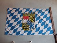 Bayerische Fahne mit Wappen, Querformat, 150x90 cm Bayern - Neu Ulm Vorschau