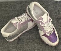Liu-Jo ❣️ Sneaker 38 weiß flieder lavendel silber Nordrhein-Westfalen - Merzenich Vorschau