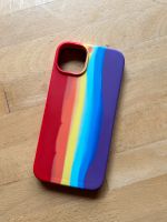 IPhone 14 Plus Silikon Hülle Rainbow Niedersachsen - Uplengen Vorschau