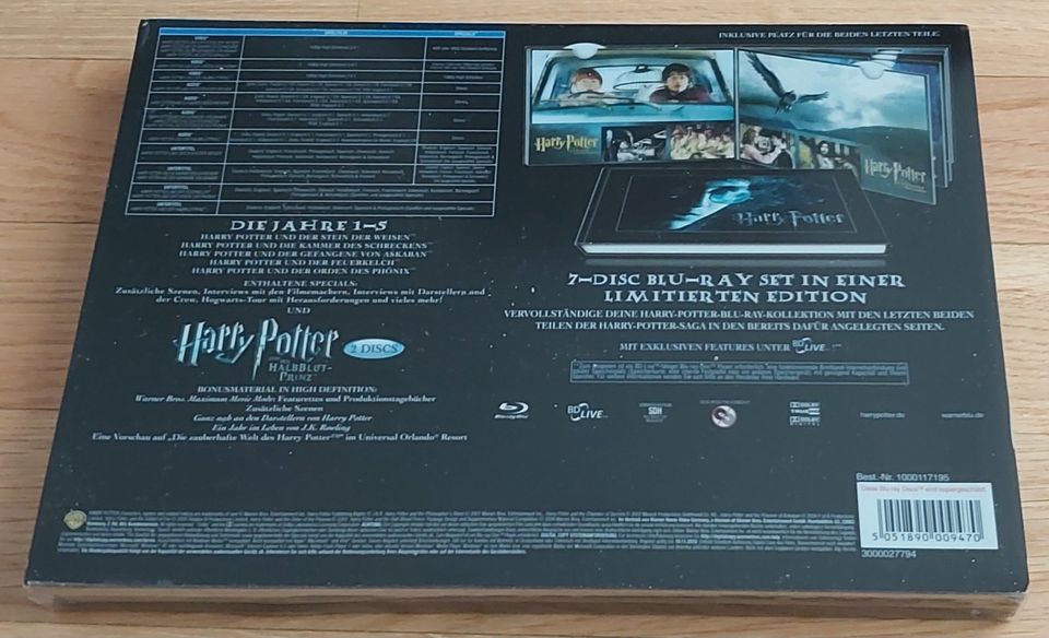 BLU-RAY - Harry Potter: Die Jahre 1-6 (7 Filme) Limited Edition in Hamburg