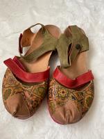 Think Schuhe Sandalen Sandaletten Größe 36 Leder Boho Hippie Mecklenburg-Vorpommern - Torgelow Vorschau