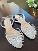 NEU Carrière - Riemchen Sling Back Sandalen - NP 179 - weiß - 38 Bayern - Bad Kissingen Vorschau