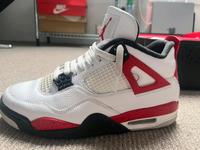 Nike Air Jordan 4 Red Cement Gr. 42 Niedersachsen - Lüdersfeld Vorschau