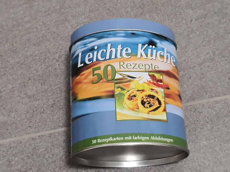 198 Rezeptkarten in Dose Aufläufe Leichte Küche Pfannkuchen Pasta in Leonberg