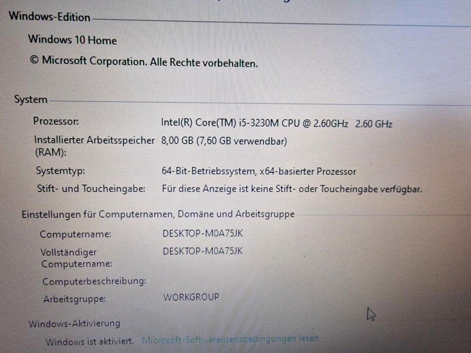 Lenovo B590 ☆ i5-3230M • 8GB DDR3 • 240GB SSD ☆ in München
