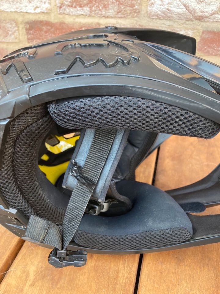 Fox Rampage Helm fullface MTB schwarz YL in Oberhausen