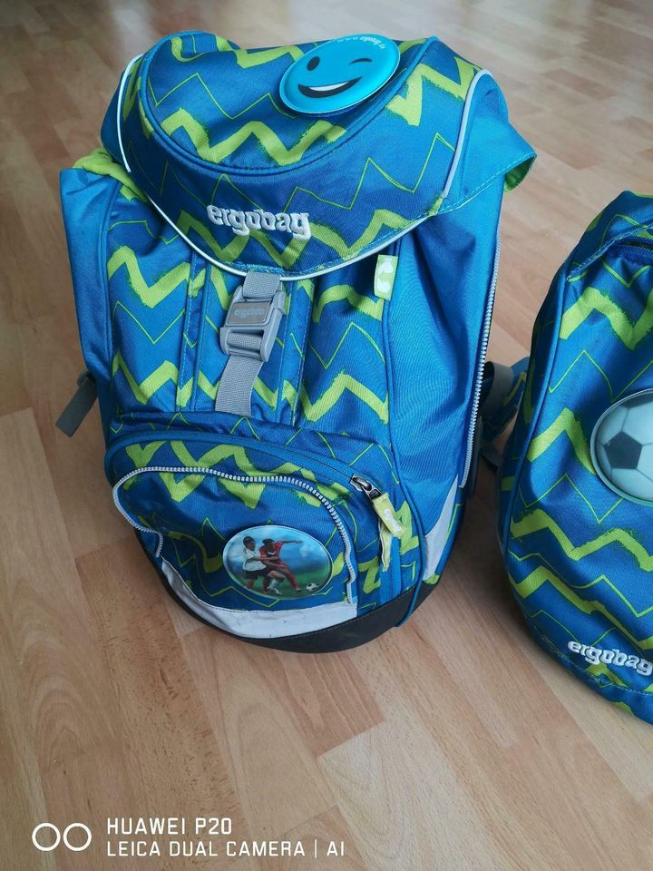 Ergobag Schulranzen mit Sportrucksack in Schkopau