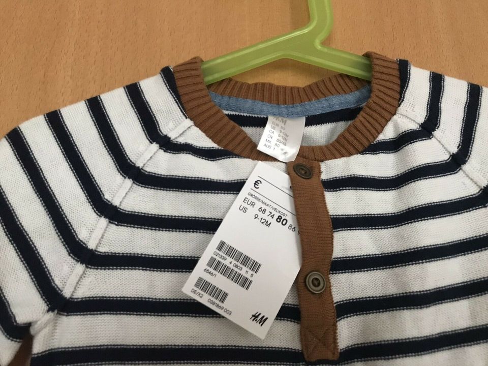 Pullover von H&M Größe 80 NEU in Traunreut