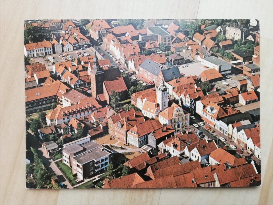 Postkarte Ansichtskarte Verden an der Aller Luftaufnahme 90er in Wuppertal