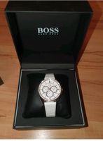 Neuwertige Hugo Boss Damen Armbanduhr Silber glitzer Hessen - Hessisch Lichtenau Vorschau