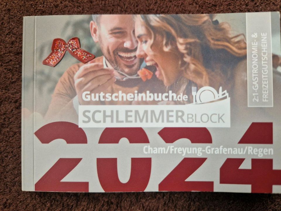 Gutscheinbuch Schlemmerblock für FRG/ Cham, Regen in Grafenau