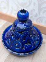 Blaue Handgeschnitzte marokkanische Keramik-Tajine Thüringen - Sondershausen Vorschau