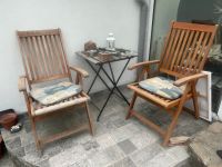 Gartenmöbel Tisch und 2 Stühle mit Kissen Berlin - Hohenschönhausen Vorschau