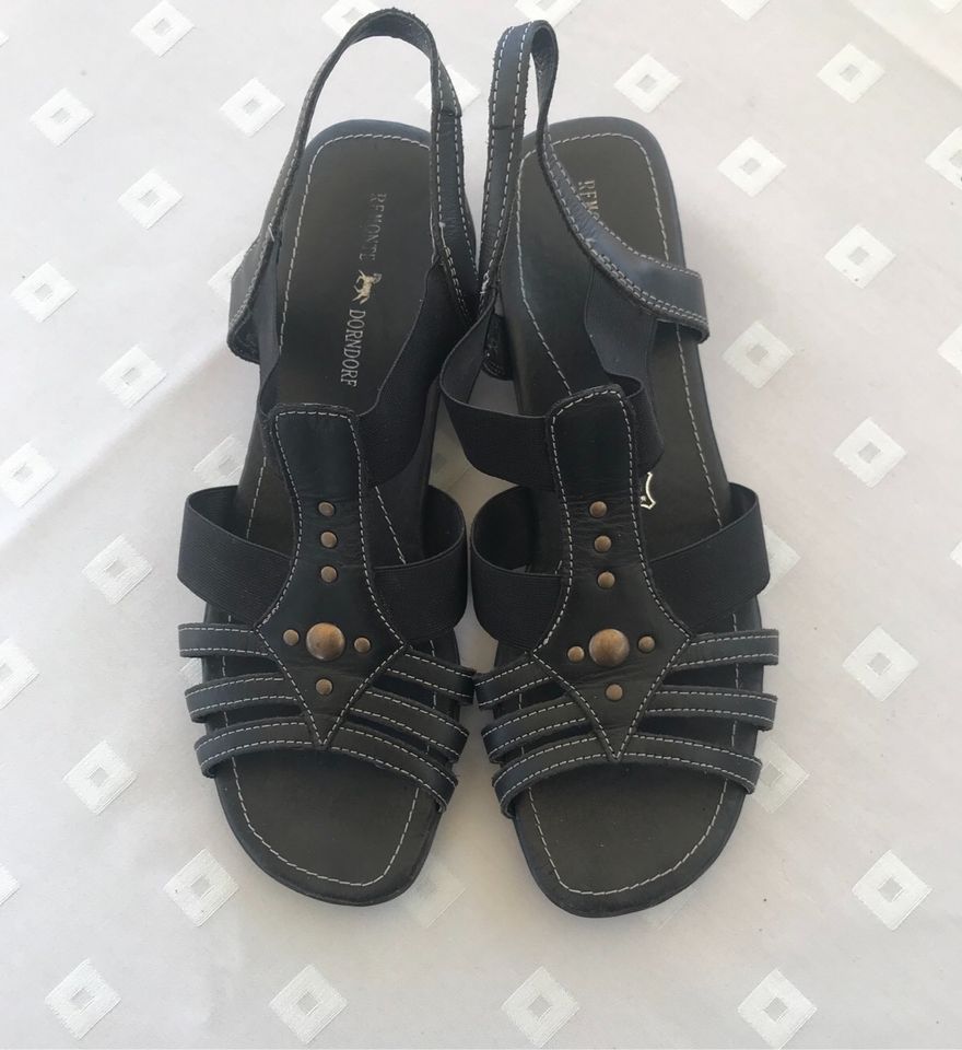 Damen Sandalen Schwarz, Remonte, Größe 40 in Donauwörth