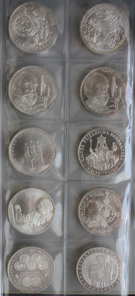 BRD 5 10DM Silber Münze Ersten Fünf in Geislingen an der Steige