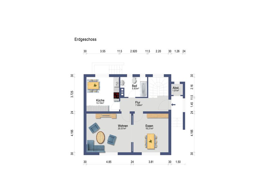 *** Sehr gepflegtes Einfamilienhaus in zentraler Lage von Göllheim mit Renovierungsstau *** in Göllheim