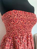 Bandeau Kleid Hippie Look Paisley Rot Vintage 34 Neu Burglesum - Lesum Vorschau