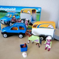 Playmobil 5223 Auto mit Pferdeanhänger Niedersachsen - Selsingen Vorschau