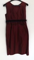 Cocktailkleid Bordeaux, Wildseide Größe 36, Jacke, Tasche, Schal Baden-Württemberg - Sindelfingen Vorschau