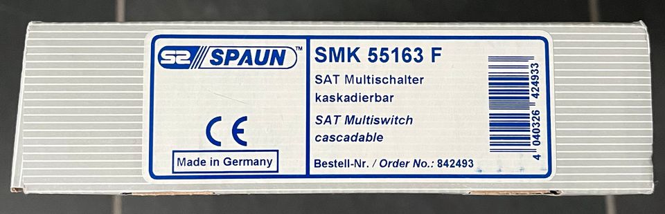 Spaun SAT-Multischalter SMK 55163 F in Köln