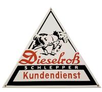 Suche ein Originales Emailschild Fendt Dieselross Dreieck Nordrhein-Westfalen - Wipperfürth Vorschau
