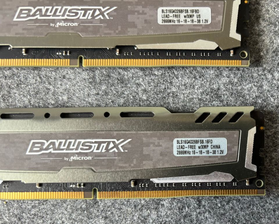 32 GB Crucial Ballistix Sport LT KIT DDR4-2666MHz in Hannover