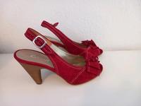Gabor Sling Pumps Schuhe Gr. 35 rot Wildleder Gr. 2,5 Baden-Württemberg - Weil am Rhein Vorschau