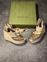 Gucci GG Matelassé Canvas Espadrille Sandalen Baden-Württemberg - Bühl Vorschau